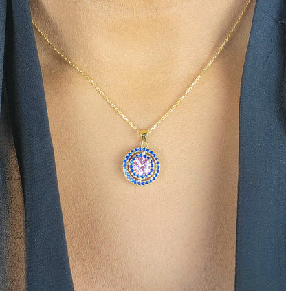 Josie Moissanite Necklace | 18K Gold Vermeil | Sterling Silver | GRA Certificate By Naya-Linn Jewelry