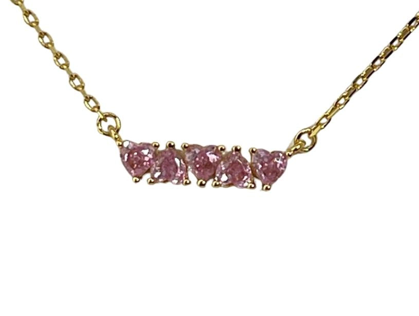 Skylar Heart Bar Necklace