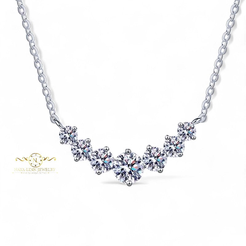 Aurora Moissanite Necklace | Statement Necklace Gift | For Every Occasion | Unique Necklace