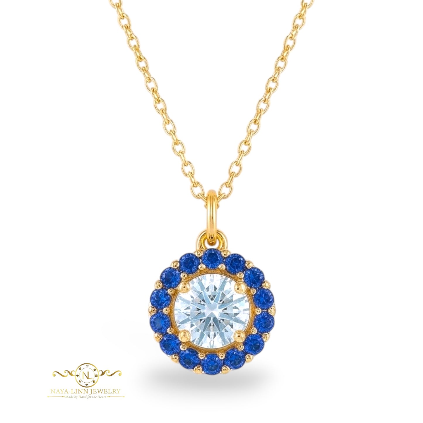 Beverly Moissanite Necklace | 18K Gold Vermeil Jewelry | Sterling Silver | GRA Certificate By Naya-Linn Jewelry