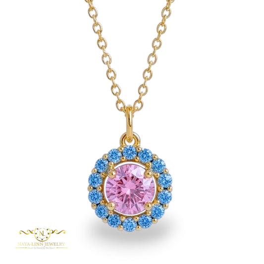 Beverly Moissanite Necklace | 18K Gold Vermeil Jewelry | Sterling Silver | GRA Certificate By Naya-Linn Jewelry