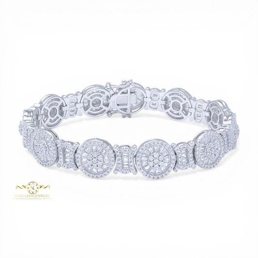 Empress Bracelet Mixed Cut Diamond Simulants Durable Jewelry Formal Occasion Bracelet for Women