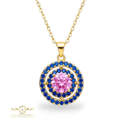 Josie Moissanite Necklace | 18K Gold Vermeil | Sterling Silver | GRA Certificate By Naya-Linn Jewelry