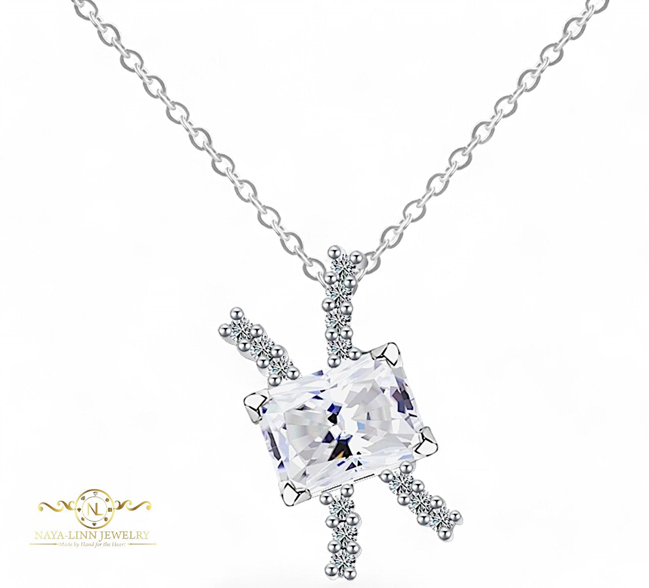 Pisces Moissanite Zodiac Necklace | Necklace For Zodiac Enthusiasts | Astrology Jewelry | Unique Gift