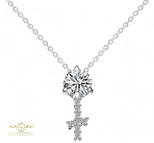 Sagittarius Moissanite Zodiac Necklace