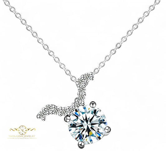 Taurus Moissanite Zodiac Necklace