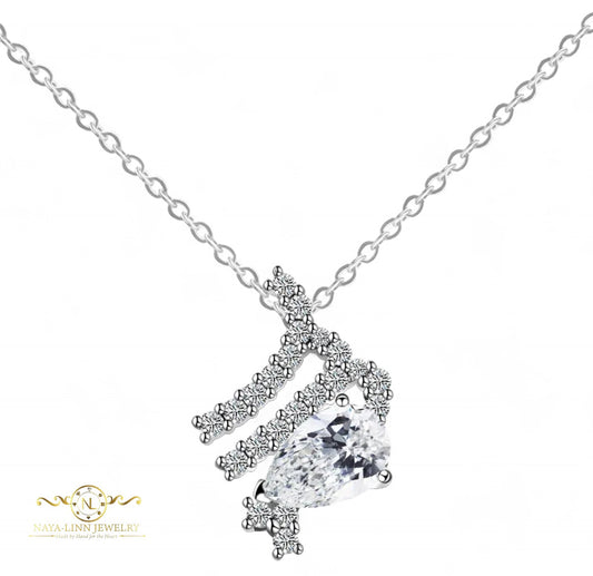 Virgo Moissanite Zodiac Necklace