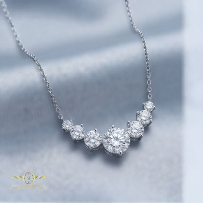 Aurora Moissanite Necklace | Statement Necklace Gift | For Every Occasion | Unique Necklace