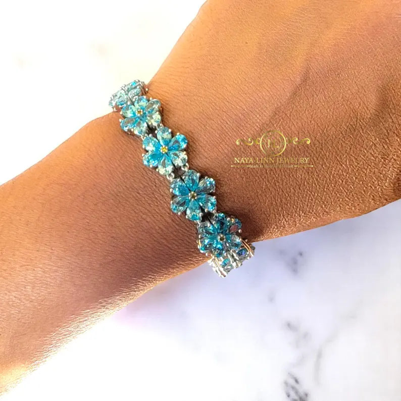 Forget-Me-Not Bracelet Affordable Durable Gemstones Bracelets